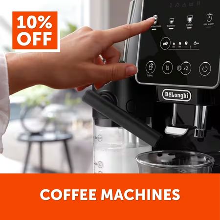 10% Off Coffee Machines Exclusions apply